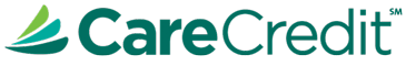 CareCredit logo, payment financing option for dental services