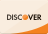 Discover logo with orange swoosh design on white background, dental website branding element